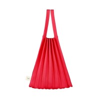 PLEATSMAMA Mini Tote Bag Cherry Pink